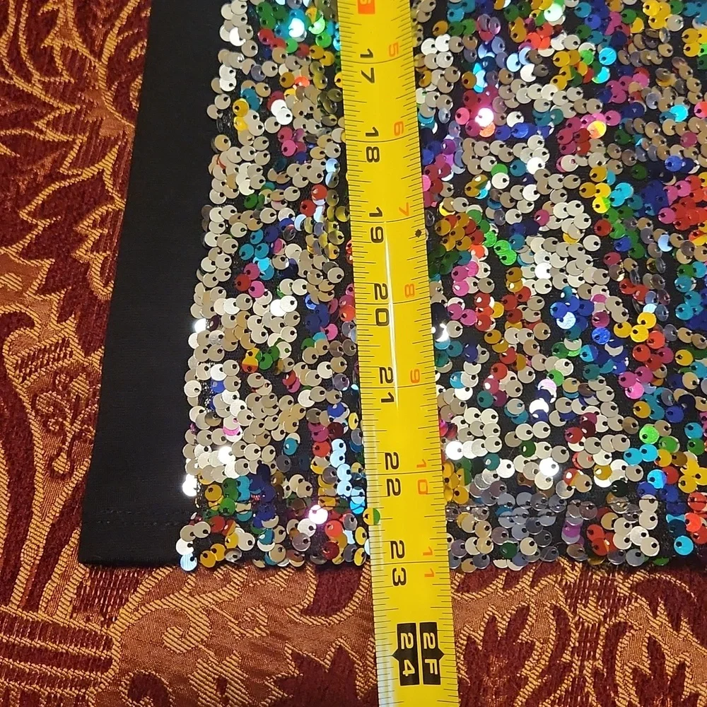 NY&Co 7th Avenue Design Studio sequin sleeveless top, medium, like new - Picture 8 of 12